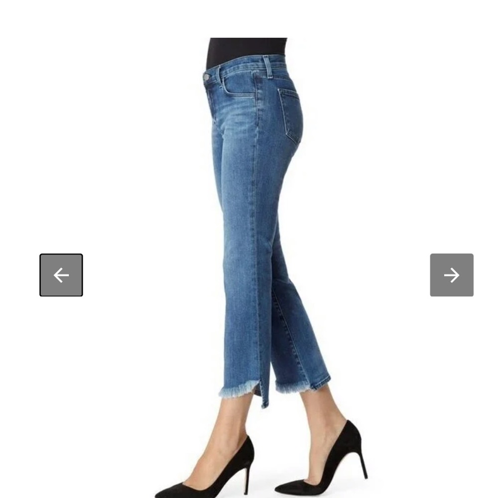 Women’s JBrand  frayed cropped jeans size 29 - Picture 4 of 16